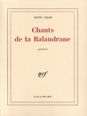 cover image of Chants de la Balandrane (1975-1977)